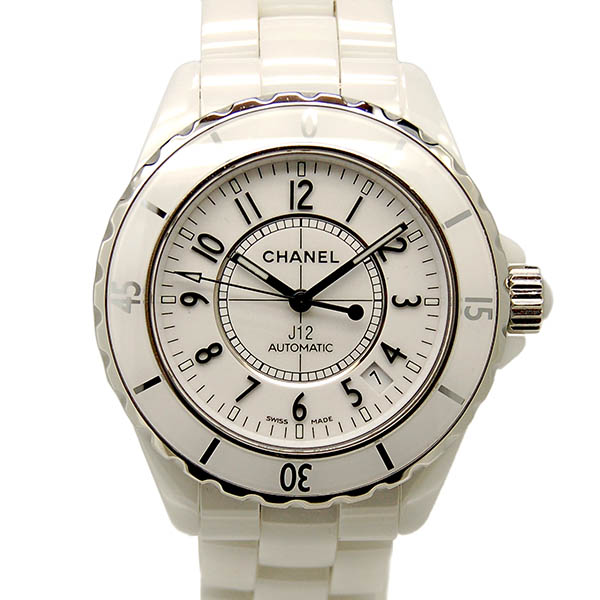 シャネル　CHANEL　J12　ホワイトセラミック　H0970　メンズ　自動巻　38mm　USED　中古