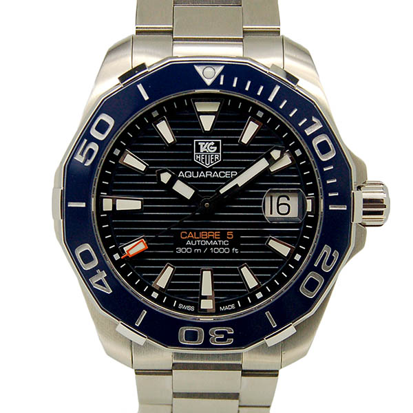 タグホイヤー　TAG HEUER　アクアレーサー　キャリバー5　WAY211C.BA0928　ブルー　USED　中古