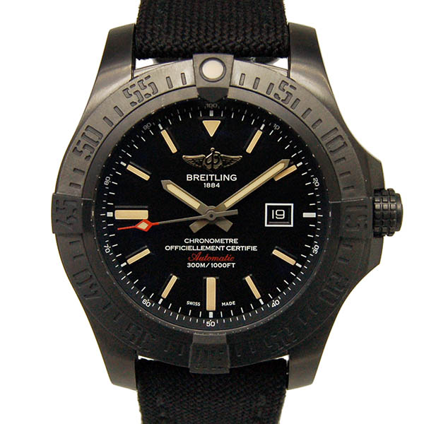 ブライトリング　BREITLING　アベンジャー　ブラックバード　V173B12MMA　48mm　自動巻　USED　中古