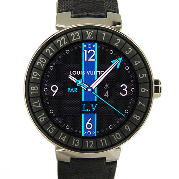 ルイヴィトン　LOUIS VUITTON 　タンブール ホライゾン グラフィット　QA004Z　SS　42mm　USED　中古