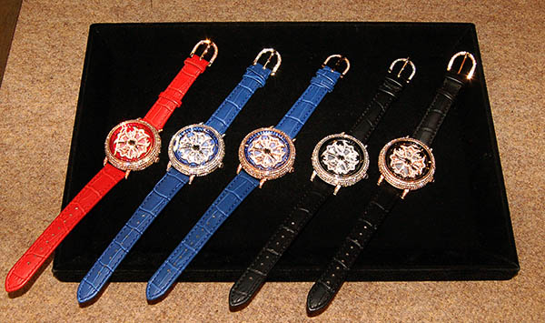 ブリラミコ　BRILLAMICO　リリー　40mm　クォーツ　スワロフスキー　未使用品