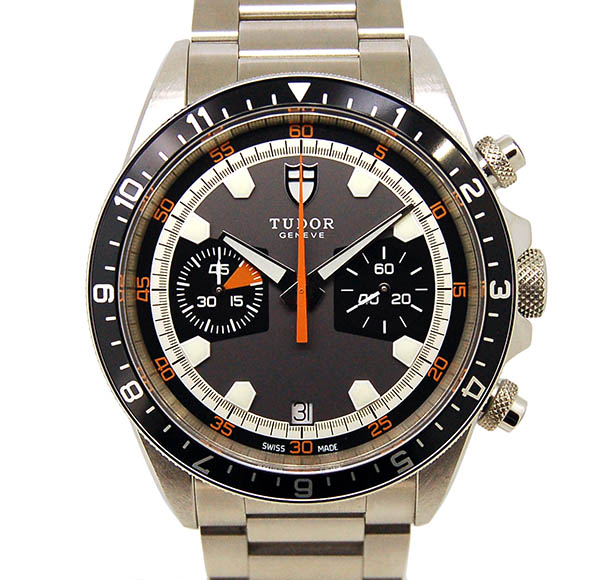 チューダー(チュードル)　TUDOR　ヘリテージクロノ　70330N　42mm　SS　自動巻　グレー　USED　中古