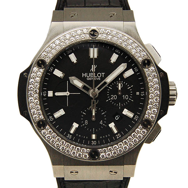 ウブロ　HUBLOT　ビッグバンエボリューション　ベゼルダイヤ　301.SX.1170.GR.1104　自動巻　SS　44mm　USED　中古