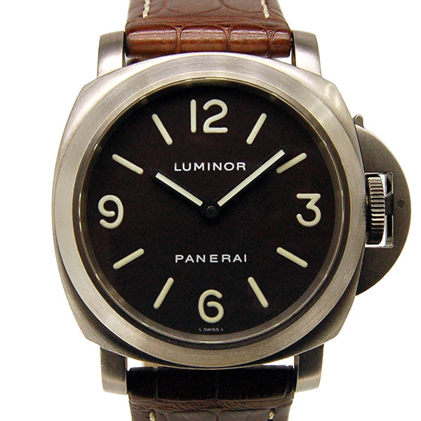 パネライ　PANERAI　ルミノールベース　PAM00055　C番　44mm　手巻き　チタン　USED　中古