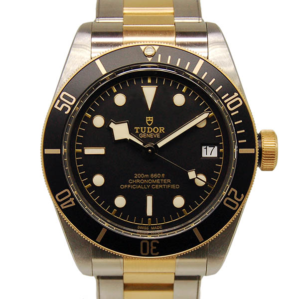 チューダー(チュードル)　TUDOR　ヘリテージ　ブラックベイ　コンビ　79733N　ブラック　USED　中古