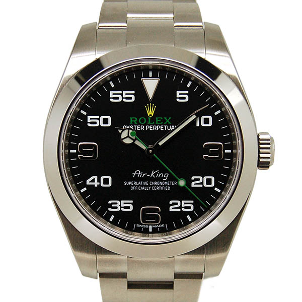 ロレックス　ROLEX　エアキング　Ref.116900　ブラック　40mm　国内正規品　未使用品