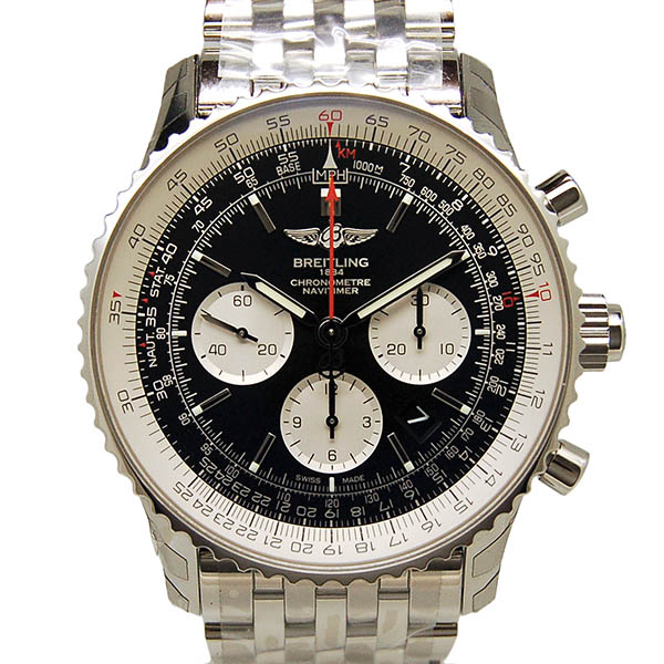 ブライトリング　BREITLING　ナビタイマー　ラトラパンテ　A031B77NP　45mm　SS　ブラック　国内正規　未使用品