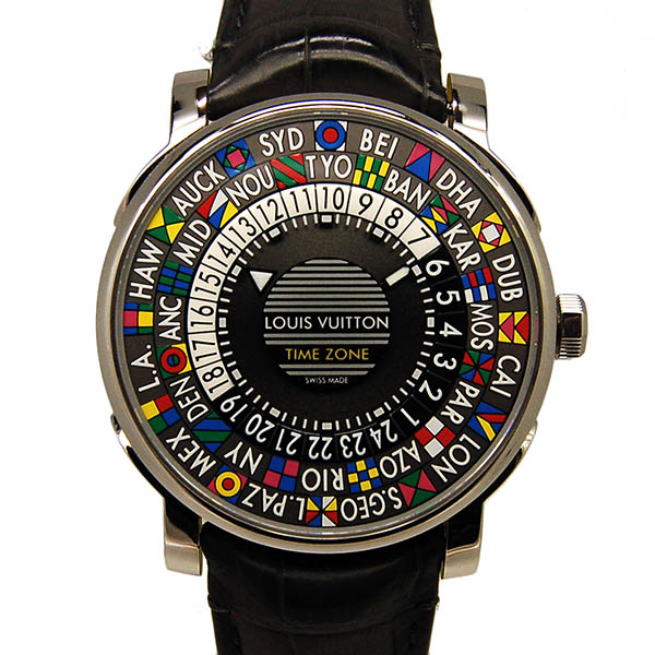 ルイヴィトン　LOUIS VUITTON 　エスカル タイムゾーン　Q5D200　39mm　自動巻　USED　中古