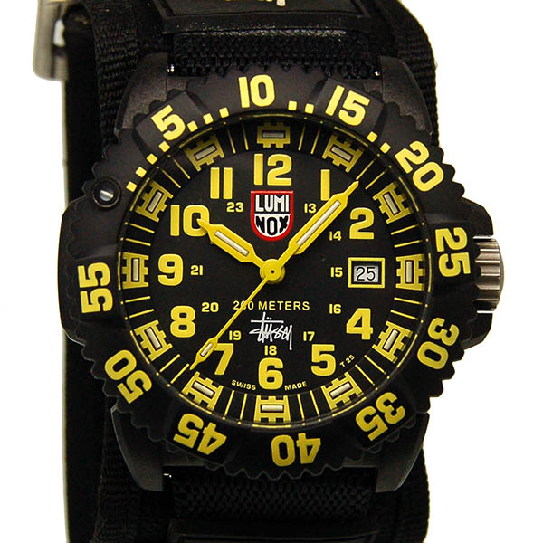 ルミノックス　LUMINOX　ネイビーシールズ　ステューシー(STUSSY)コラボモデル　44mm　USED　中古