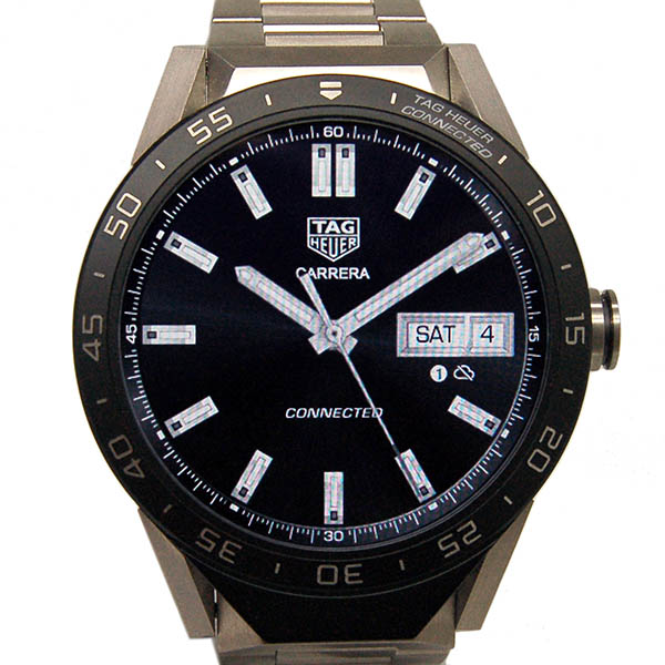 タグホイヤー　TAG HEUER　コネクテッド 46　　SAR8A80.BF0605　46mm　チタン　ブラック　USED　中古