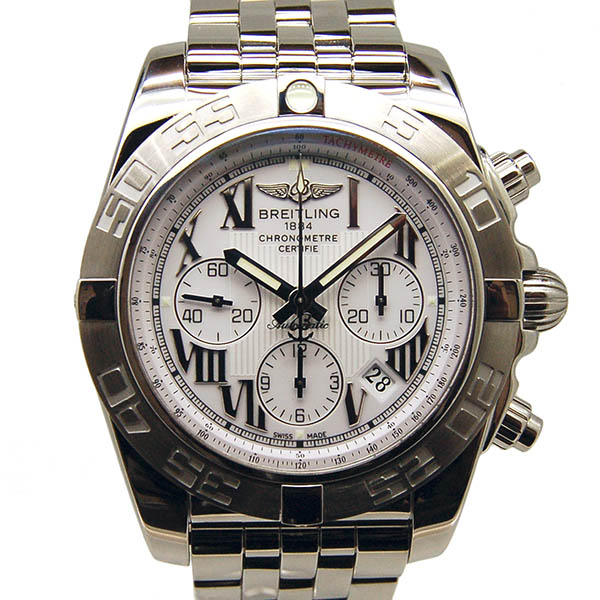 ブライトリング　BREITLING　クロノマット44　A012A90PA　ホワイトローマ　SS　43,5mm　中古　USED