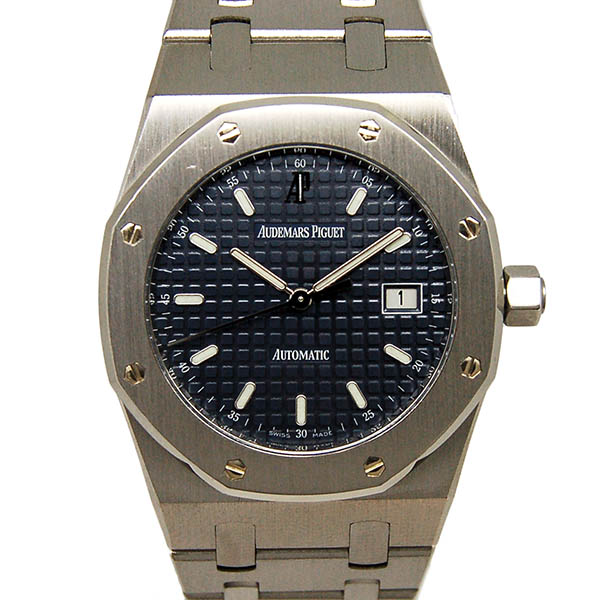 オーデマ・ピゲ　AUDEMARS PIGUET　ロイヤルオーク　15000ST.OO.0789ST.06　33mm　ネイビー　SS　USED　中古