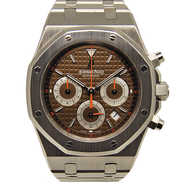 オーデマ・ピゲ　AUDEMARS PIGUET　ロイヤルオーク　クロノグラフ　26300ST.OO.1110ST.08　SS　39mm　ブラウン　USED　中古