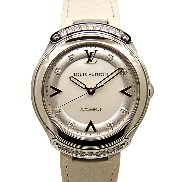 ルイヴィトン　LOUIS VUITTON 　フィフティファイブ　Q6G30　ダイヤ　シェル　36mm　自動巻　USED　中古
