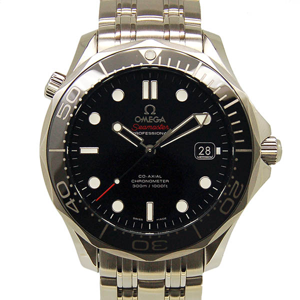 オメガ　OMEGA　シーマスター300　コーアクシャル　212.30.41.20.01.003　ブラック　41mm　USED　中古