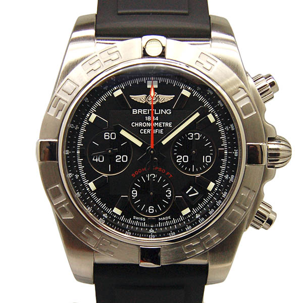 ブライトリング　BREITLING　クロノマット44　フライングフィッシュ　A010B08RPR　オニキスブラック　SS　44mm　USED　中古