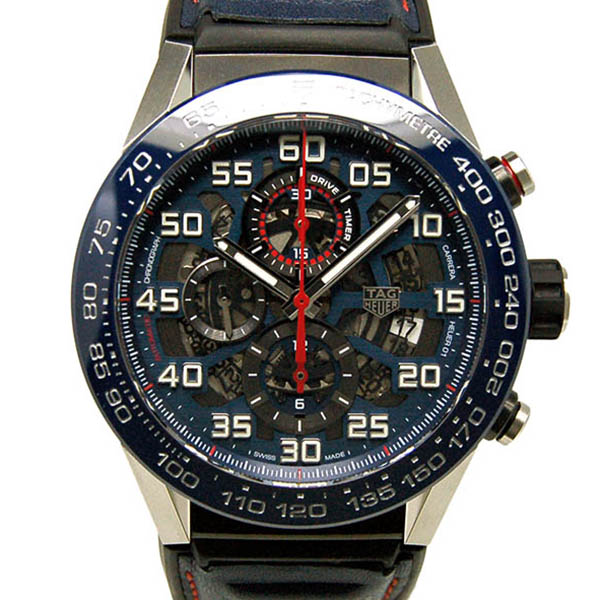 タグホイヤー　TAG HEUER　カレラ　キャリバーホイヤー01　レッドブル レーシング スペシャルエディション　CAR2A1N.FT6100　45mm　USED　中古