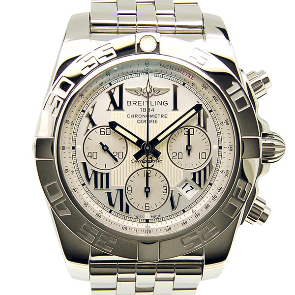 ブライトリング　BREITLING　クロノマット44　A011A90PA　ホワイトローマ　SS　43,5mm　USED　中古