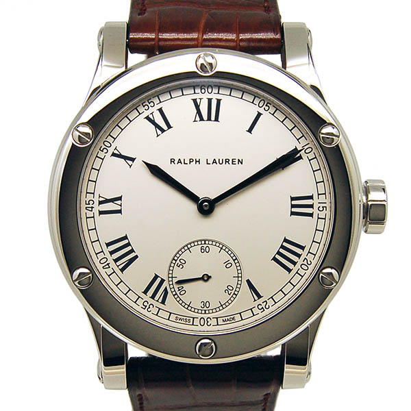 ラルフローレン　RALPH LAUREN　スポーティング クラシック クロノメーター　RLR0220700　44.8mm　シルバー　手巻き　革ベルト　未使用品
