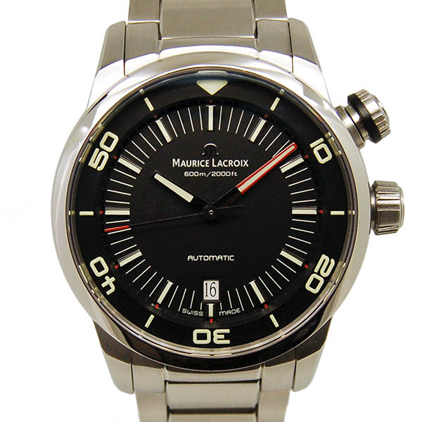 モーリスラクロア　MAURICE LACROIX　ポントス S ダイバー　PT6248-SS002-330-1　自動巻き　43mm　SS　USED　中古