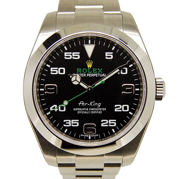 ロレックス　ROLEX　エアキング　Ref.116900　ブラック　40mm　未使用品