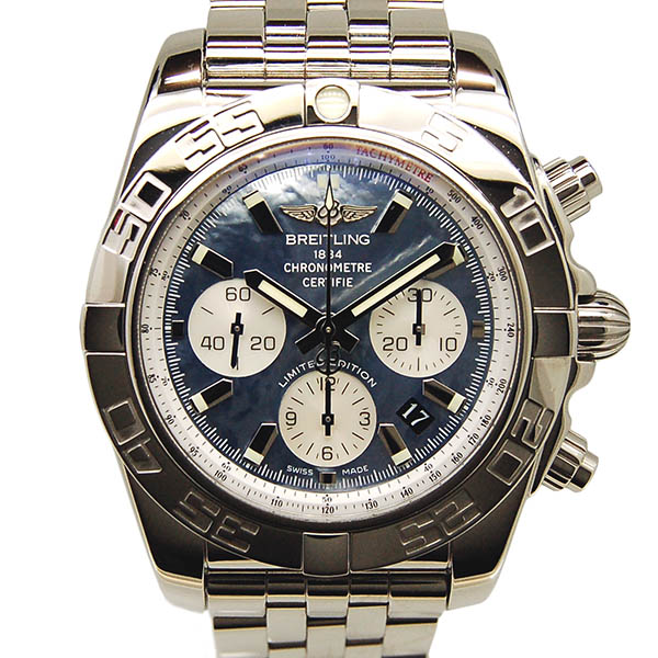 ブライトリング　BREITLING　クロノマット44　A011BWJPA　ブラック×ホワイトシェル　SS　44mm　日本400本限定　USED　中古