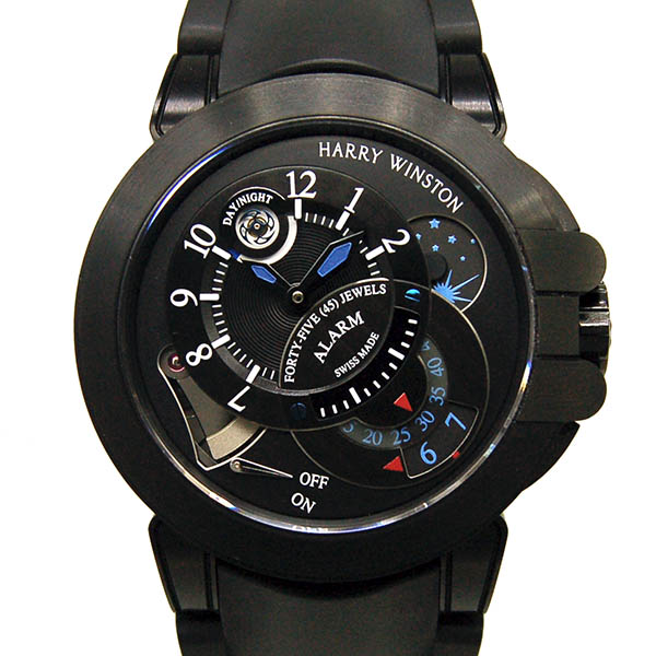 ハリーウィンストン　HARRY WINSTON　プロジェクト Z6 ブラックエディション　OCEMAL44ZZ004　44mm　ザリウム　世界300本限定　手巻き　USED　中古　
