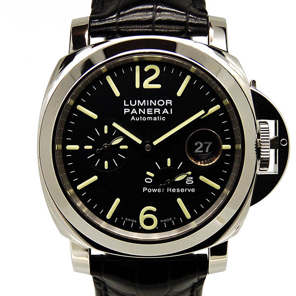 パネライ　PANERAI　ルミノールパワーリザーブ　44mm　PAM00090　ブラック　P番　USED　中古