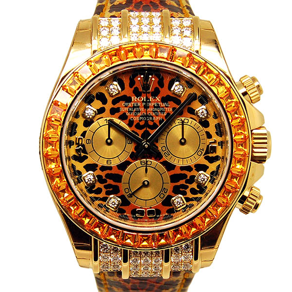 ロレックス ROLEX デイトナ レパード 116598SACO K18YG V番 未使用品