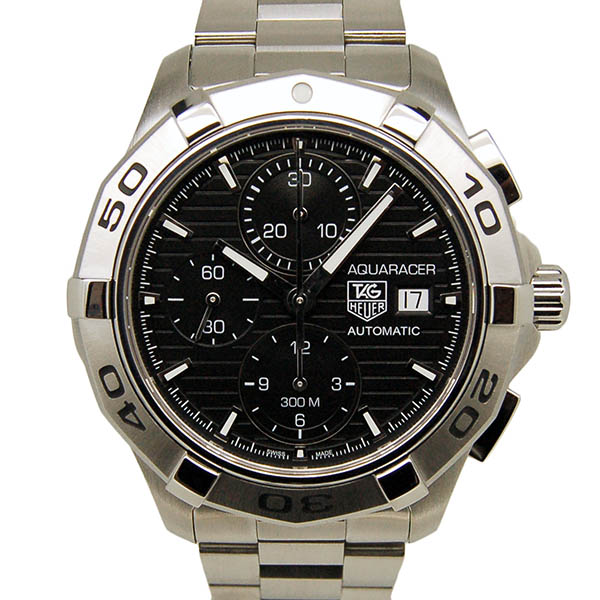 タグホイヤー　TAG HEUER　アクアレーサー　クロノグラフ　CAP2110.BA0833　SS　42mm　ブラック　USED　中古