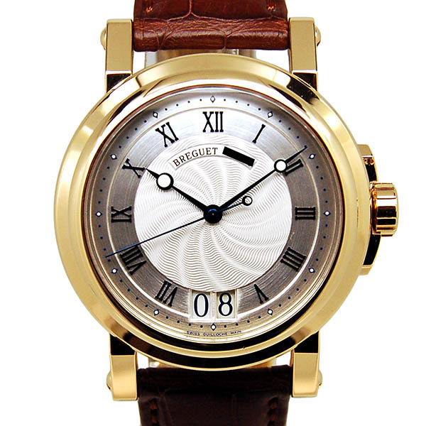 ブレゲ　BREGUET　マリーン2　ラージデイト　5817BA/12/9V8　18KYG　39mm　USED　中古