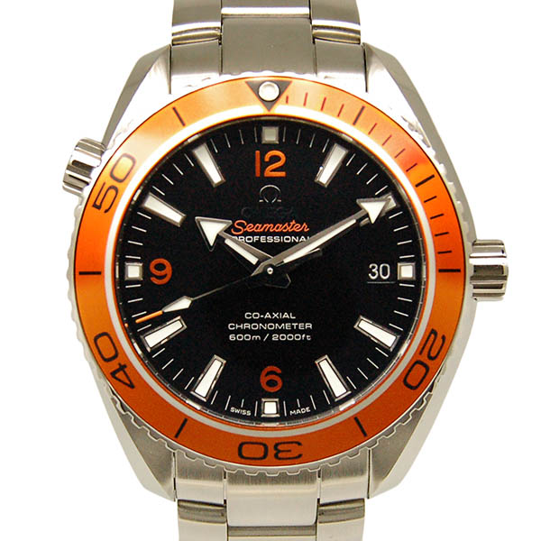 オメガ　OMEGA　プラネットオーシャン　232.30.42.21.01.002　オレンジベゼル　42mm　コーアクシャル　USED　中古