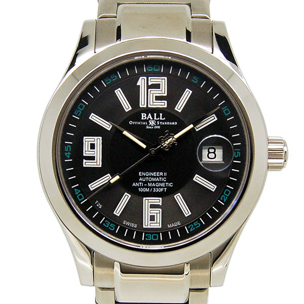 ボールウォッチ　BALL　エンジニアII  NM1020C-S4J-BK　 ブラック　SS　40mm　未使用品