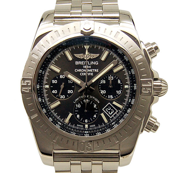 ブライトリング　BREITLING　クロノマットJSP　A001F77PA　日本300本限定　44mm　SS　グレー/ブラック　USED　中古　