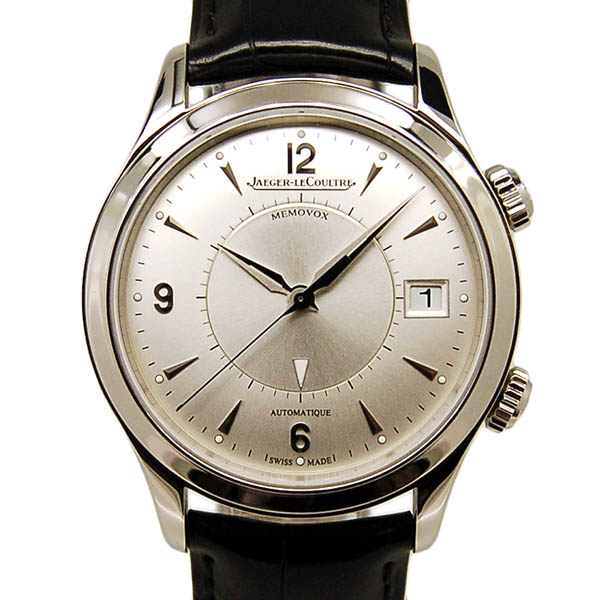 ジャガールクルト　Jaeger LeCoultre　マスターメモボックス　Q1418430　シルバー　SS　40mm　アラーム　USED　中古