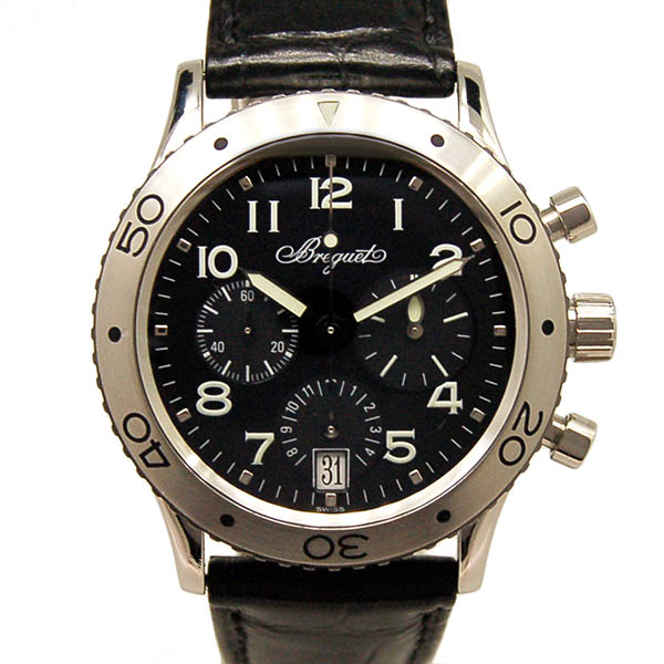 ブレゲ　BREGUET　トランスアトランティック　タイプ20　3820ST/H2/9W6　革ベルト　USED　中古