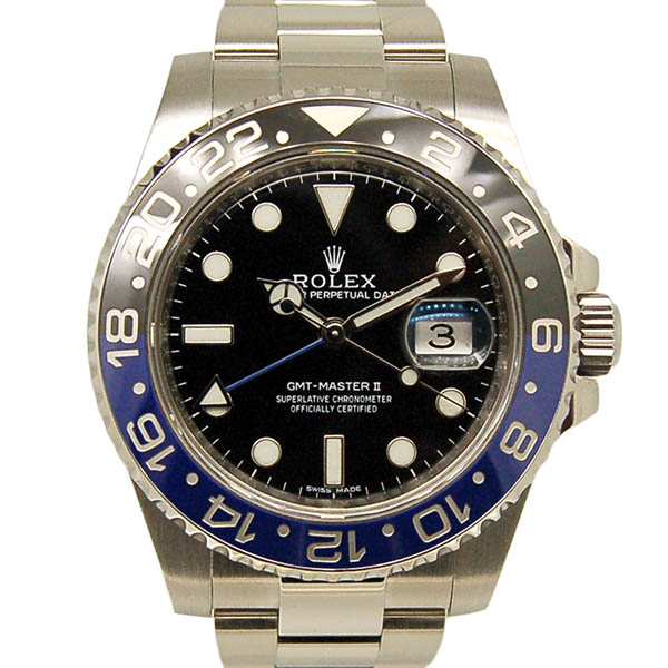 ロレックス　ROLEX　GMTマスター2　116710BLNR　40mm　青黒ベゼル　USED　中古