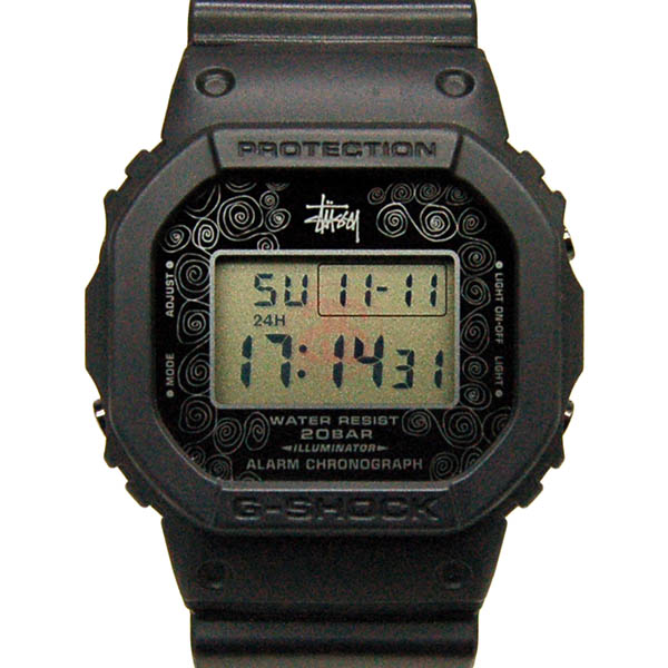 カシオ　ＣＡＳＩＯ　Gショック×STUSSY　DW-5000ST　クォーツ　USED　中古