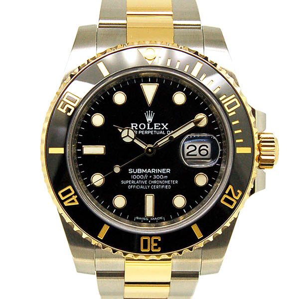 ロレックス　ROLEX　サブマリーナ　コンビ　Ref.116613LN　ブラック　ランダム番　国内正規　未使用品