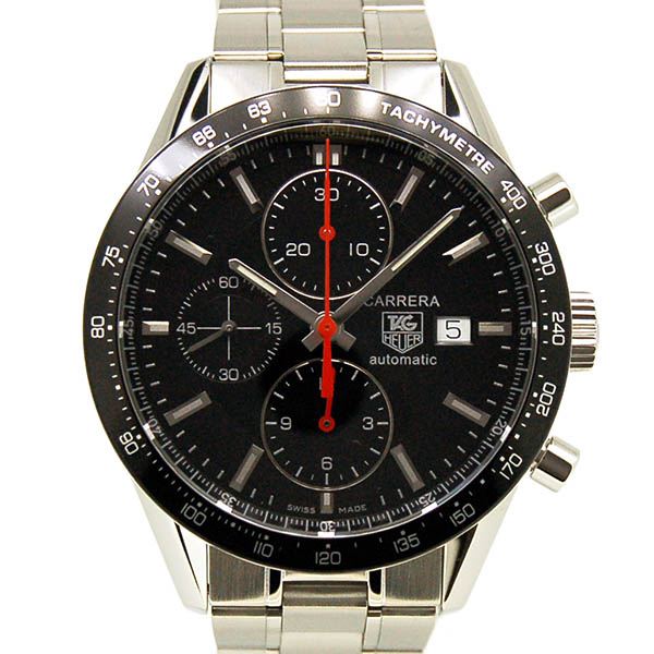 タグホイヤー　TAG HEUER　カレラ　レーシング　クロノグラフ　CV2014.BA0794　SS　ブラック　USED　中古