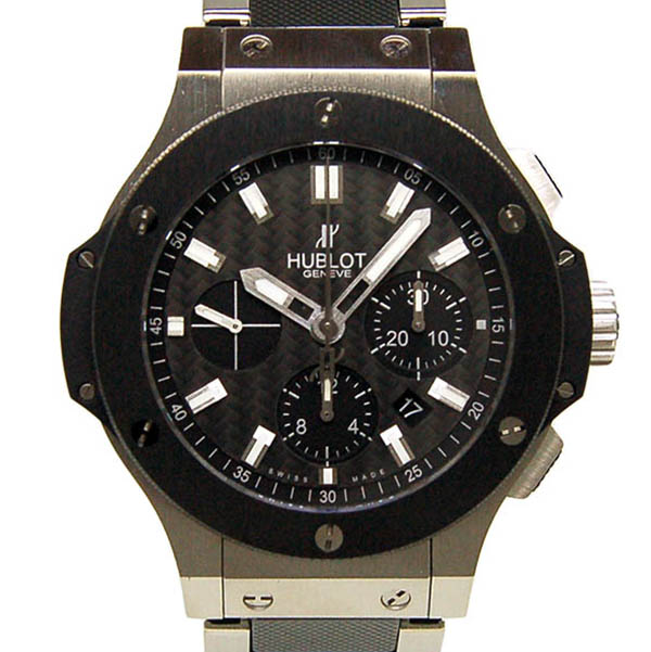 ウブロ　HUBLOT　ビッグバン　エボリューション　301.SM.1770.SM　44mm　黒セラミック　ブラックカーボン　USED　中古