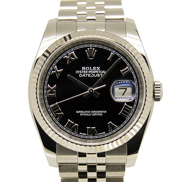 ロレックス　ROLEX　デイトジャスト　Ref.116234　ブラックローマ　36mm　国内正規　未使用品