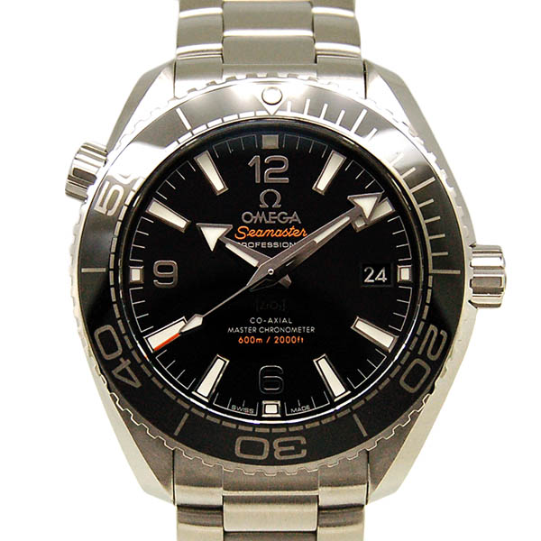 オメガ　OMEGA　シーマスター　プラネットオーシャン　マスタークロノメーター　215.30.40.20.01.001　ブラック　USED　中古