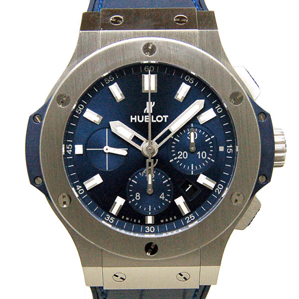 ウブロ　HUBLOT　ビッグバン スチール ブルー　301.SX.7170.LR　44mm　SS　USED　中古
