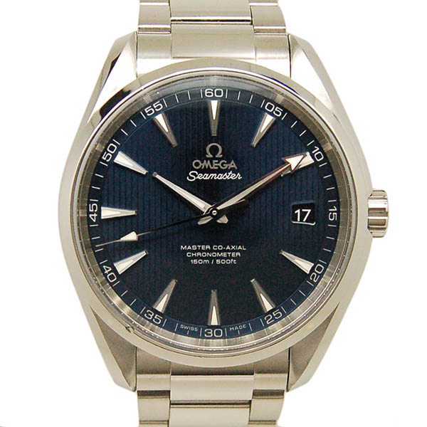オメガ　OMEGA　シーマスター　アクアテラ　マスターコーアクシャル　231.10.42.21.03.003　ブルー　USED　中古