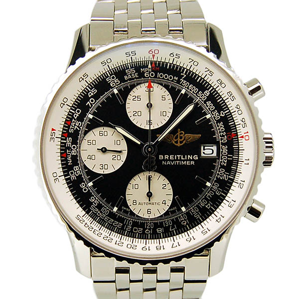 ブライトリング　BREITLING　オールドナビタイマー　A132BJANP　A13324　ブラック　ジャパンエディション　USED　中古