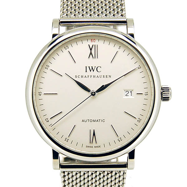 IWC　ポートフィノ　オートマティック　IW356505　SS　40mm　シルバー　USED　中古