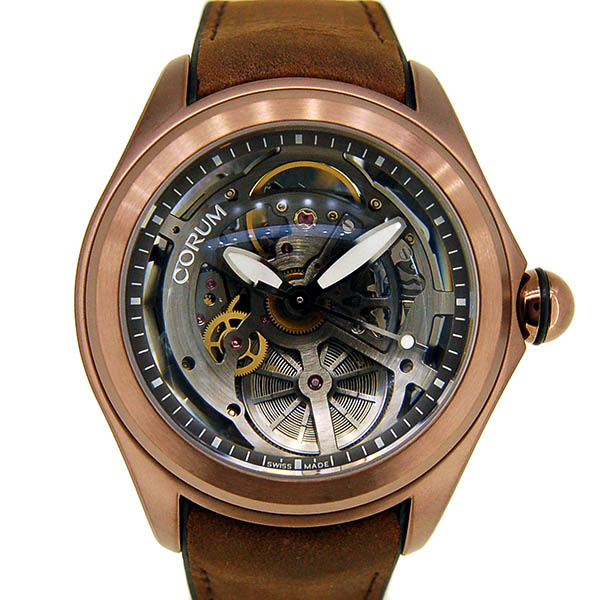 コルム　CORUM　バブル スケルトン　082.401.98/0062 SQ19　47mm　自動巻き　SS　未使用品