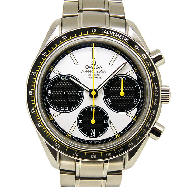 オメガ　OMEGA　スピードマスターレーシング　326.30.40.50.04.001　SS　ホワイト/ブラック　40mm　自動巻　USED　中古