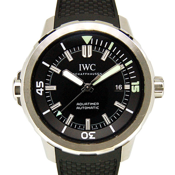 IWC　アクアタイマー　オートマティック　IW329001　自動巻　ブラック　USED　中古